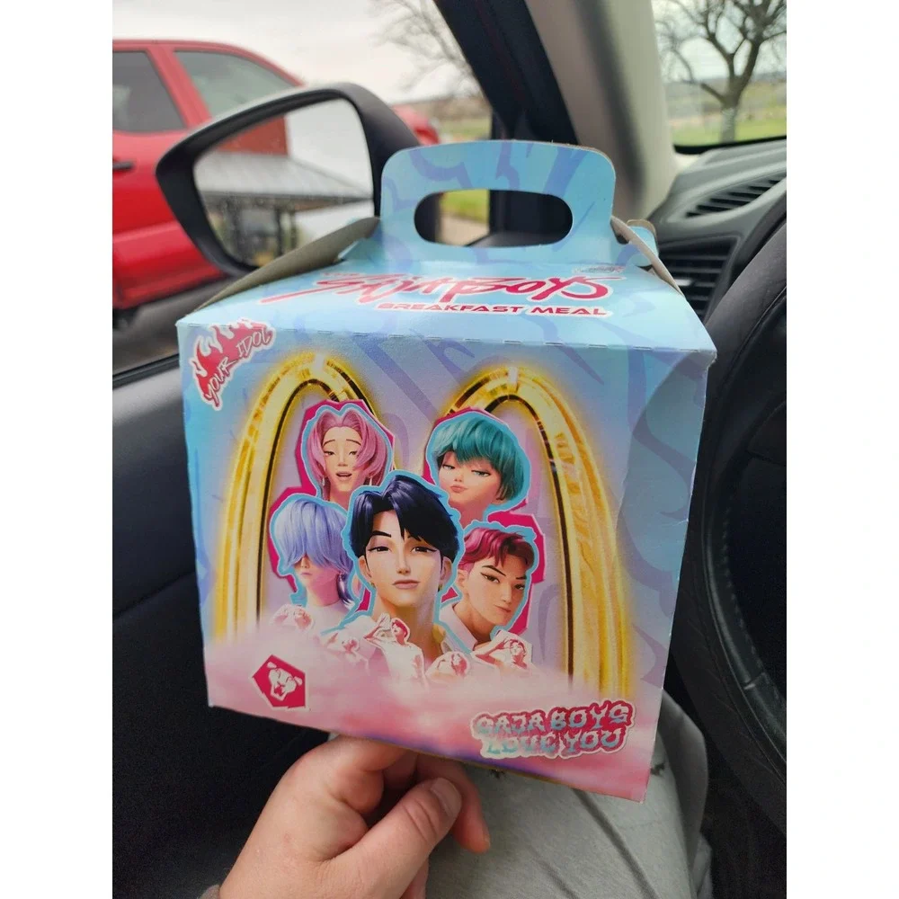 *NEW* Unopened 'The Sajaboys breakfast meal card pack' Sealed Kpop Promo and Box